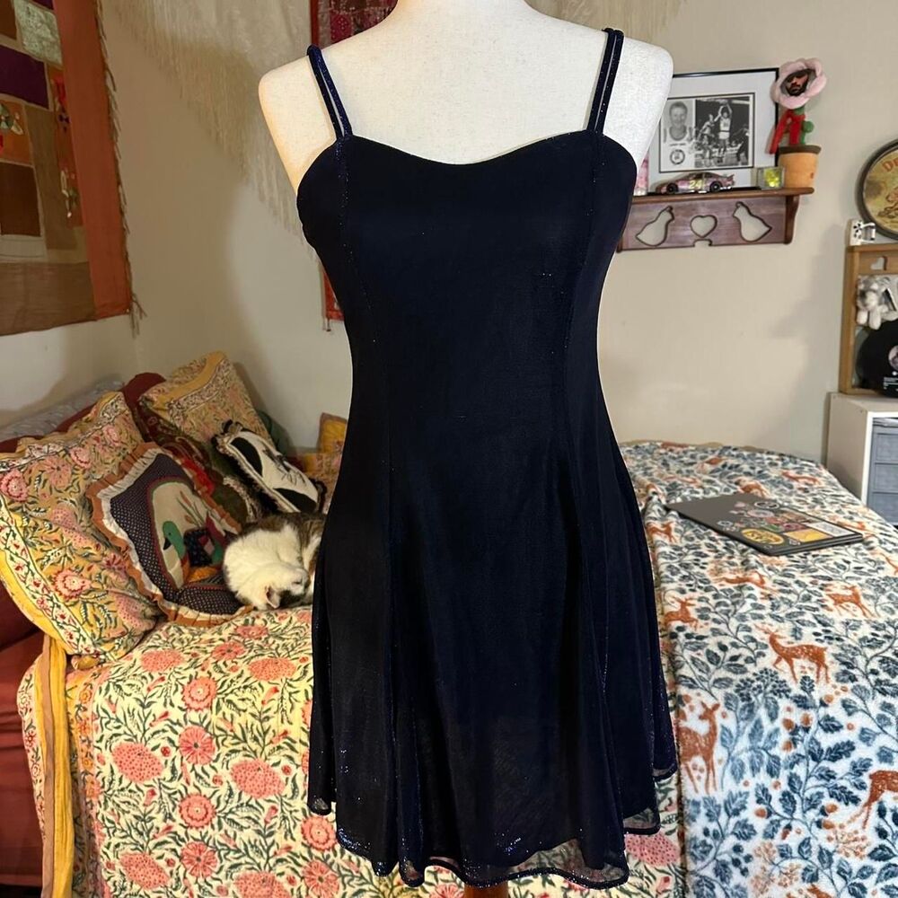 All-that-jazz Women's Black and Navy Dress